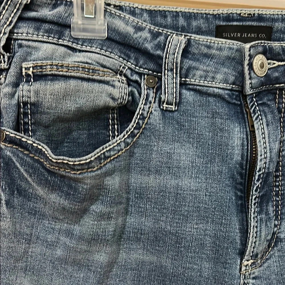 Silver Jeans Blue Straight Denim - Picture 2 of 8